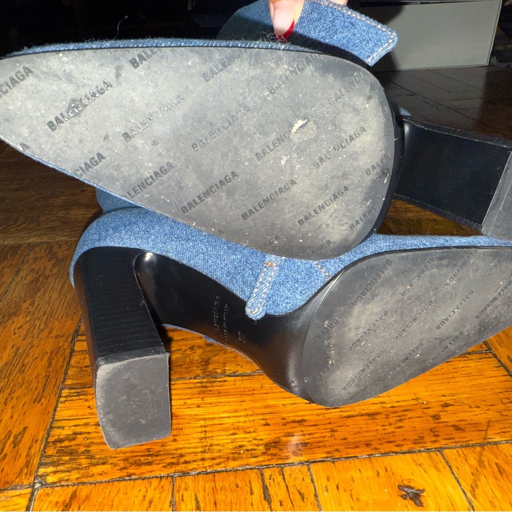 Balenciaga Blue Ankle Boots - Picture 3 of 4